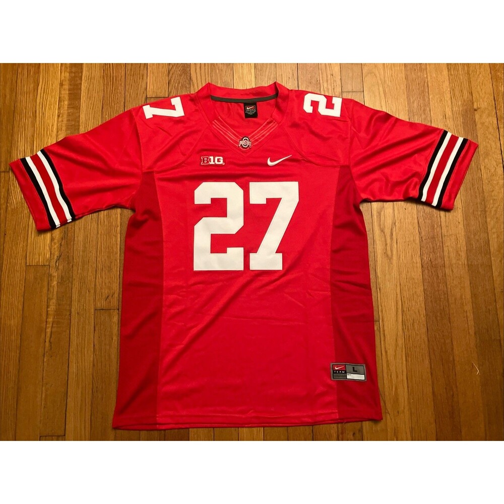 Vintage Ohio State Buckeyes Eddie George #27 Jersey Nike Team Large Stitched